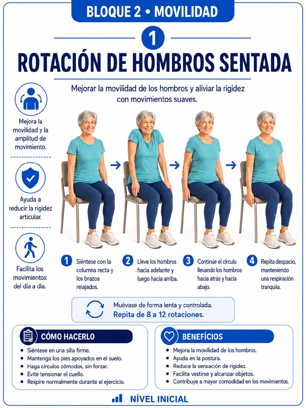 Página 11 del material de ejercicios para adultos mayores