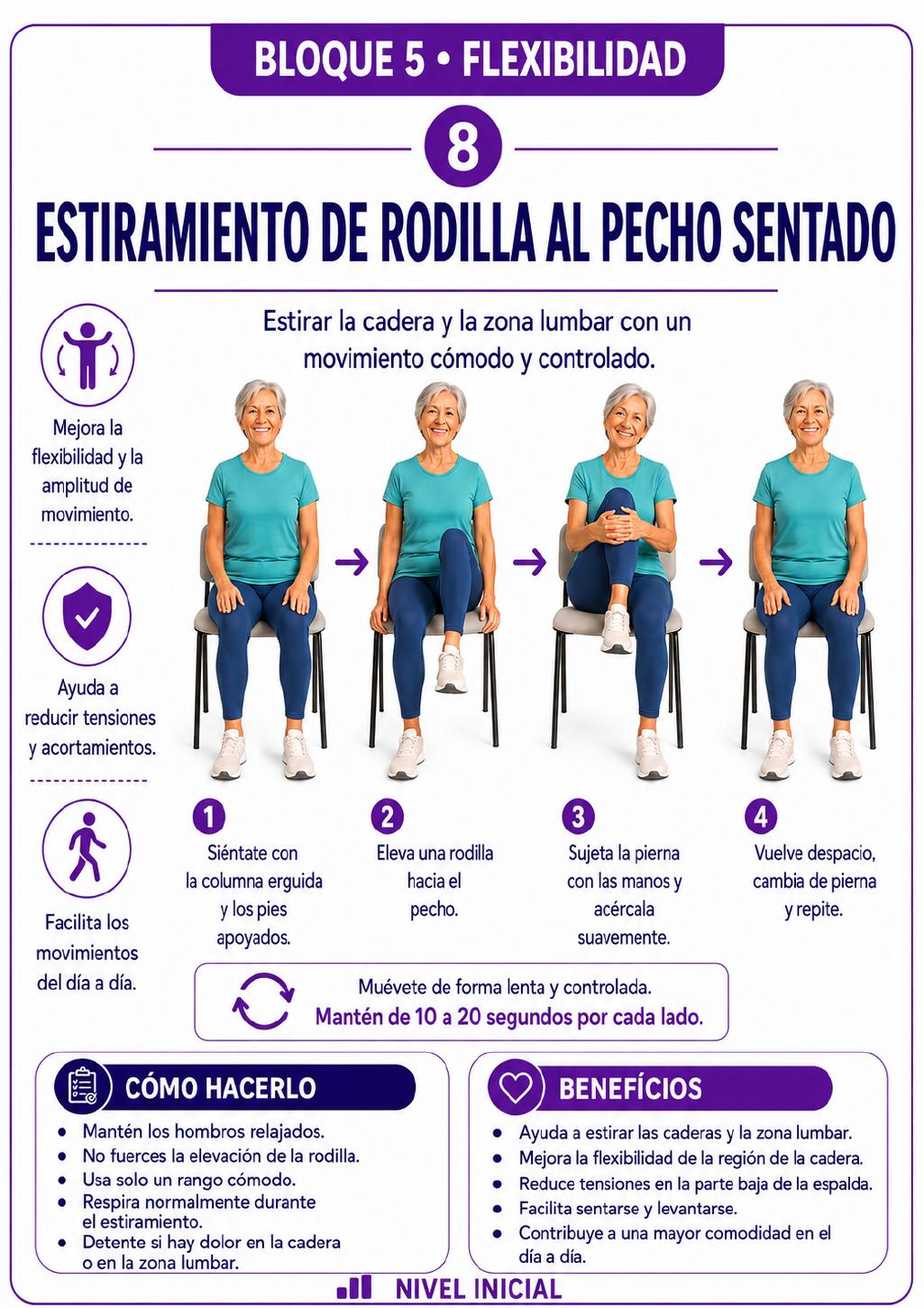 Página 28 del material de ejercicios para adultos mayores