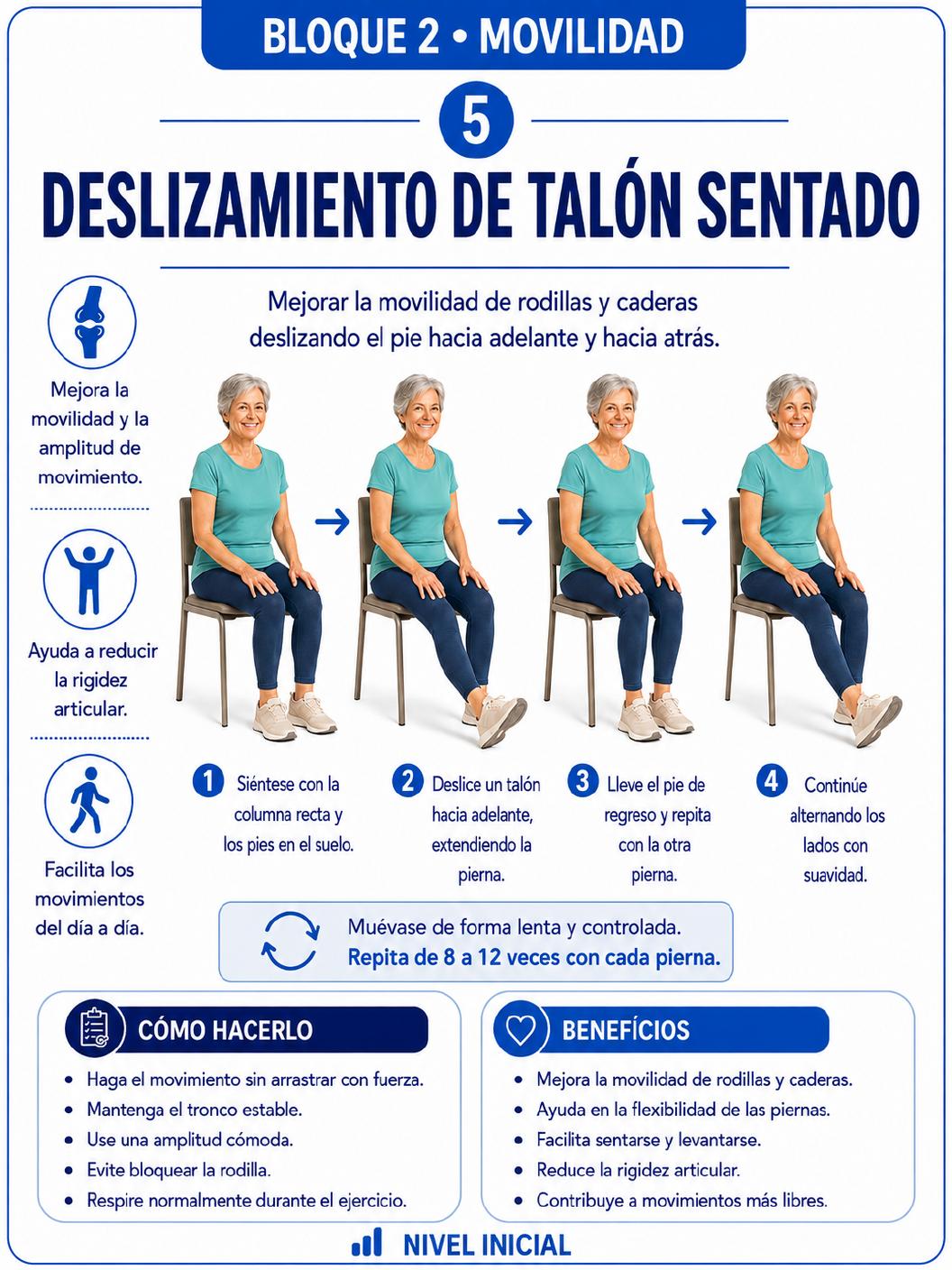 Página 15 del material de ejercicios para adultos mayores