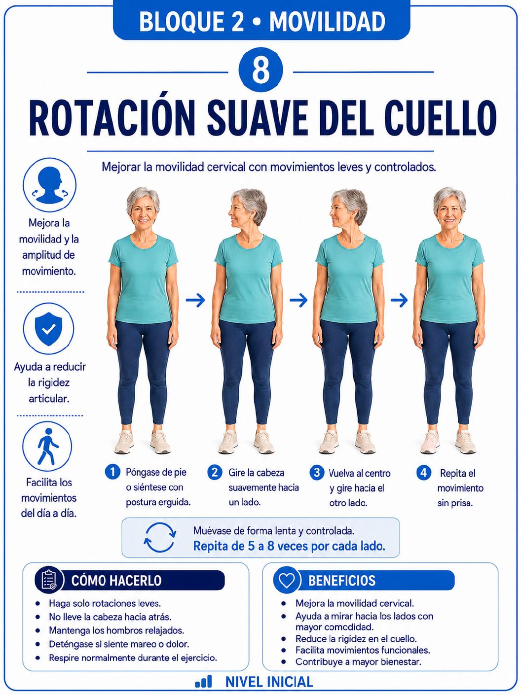 Página 18 del material de ejercicios para adultos mayores