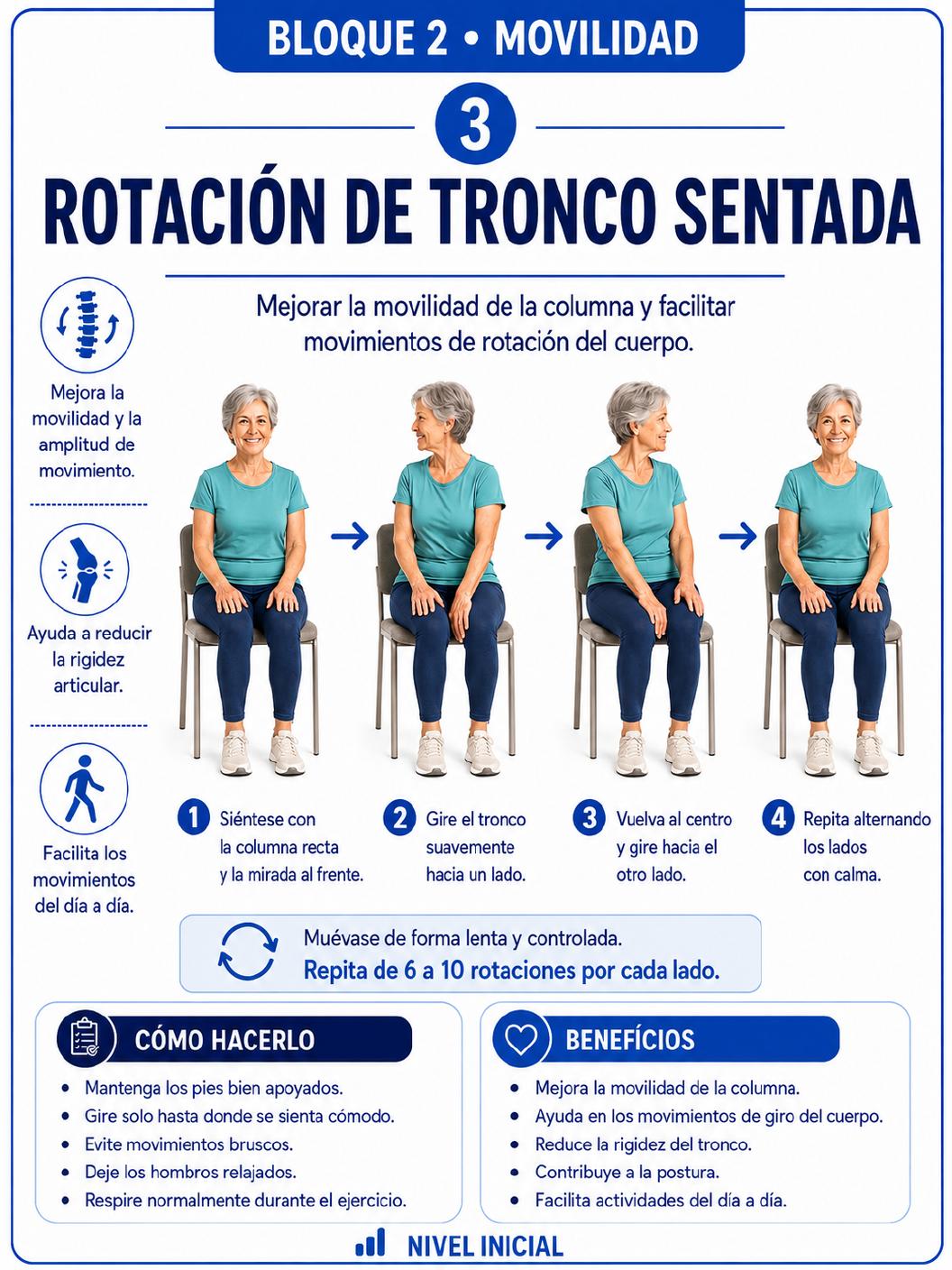 Página 13 del material de ejercicios para adultos mayores