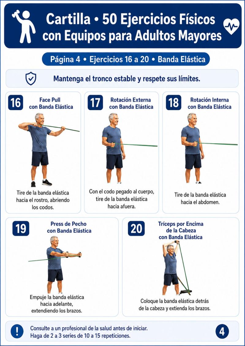 Página 4 del material de ejercicios para adultos mayores