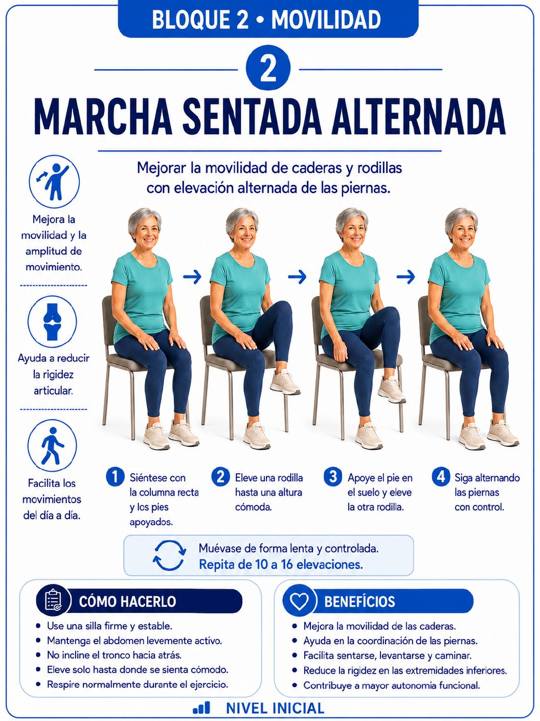 Página 12 del material de ejercicios para adultos mayores